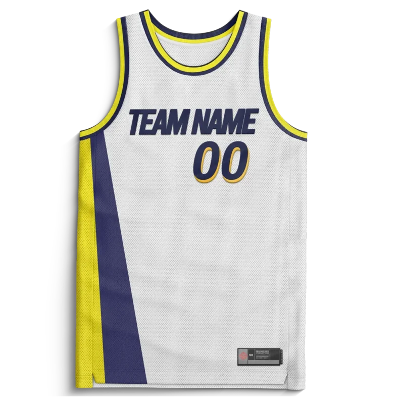 Iconic Pacers White Basketball Kit