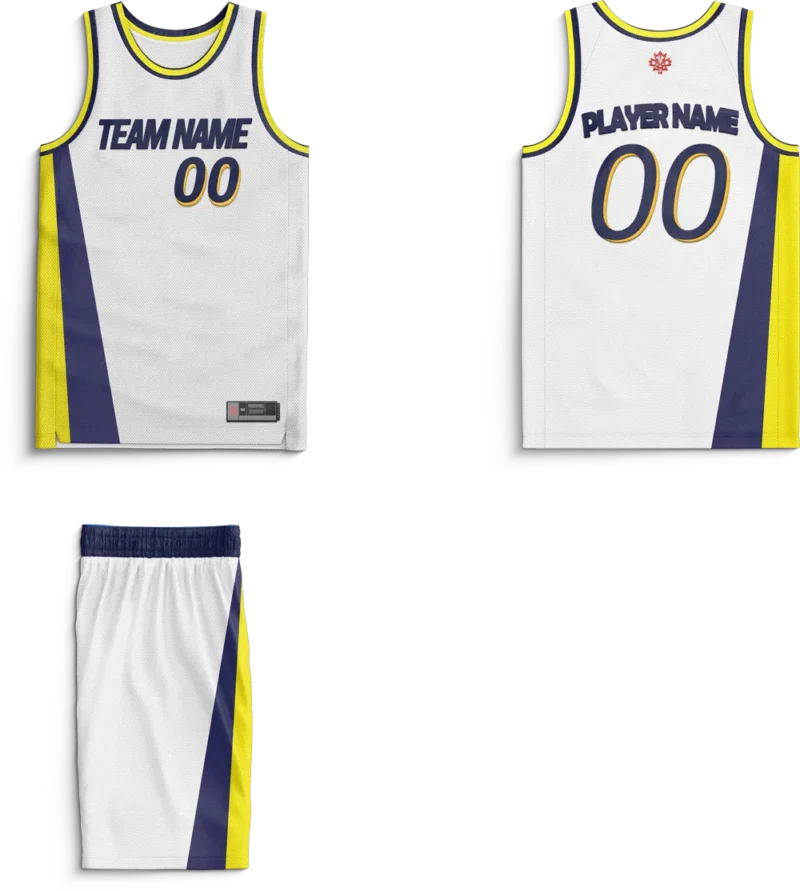 Iconic Pacers White Basketball Kit - Image 2