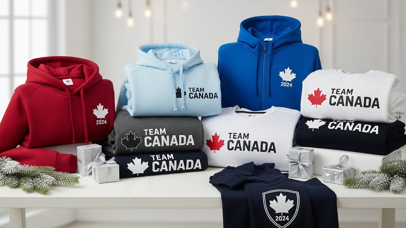 Custom hoodies, jerseys, and warm-up apparel