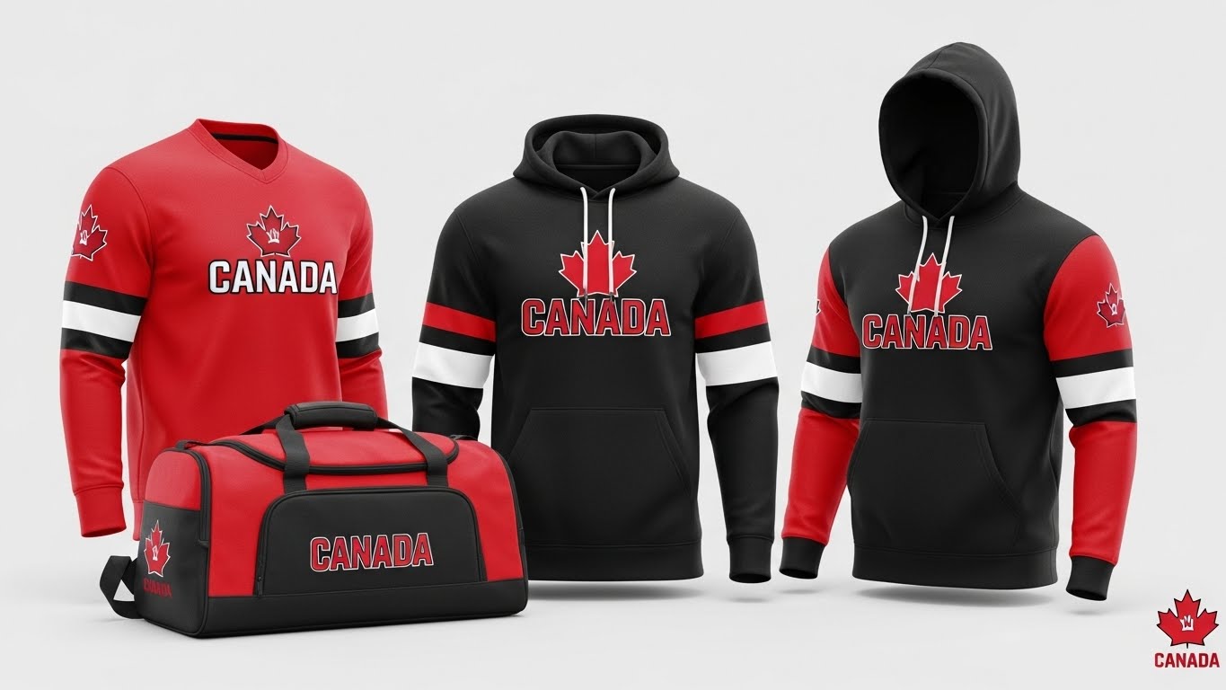 custom sports apparel Canada